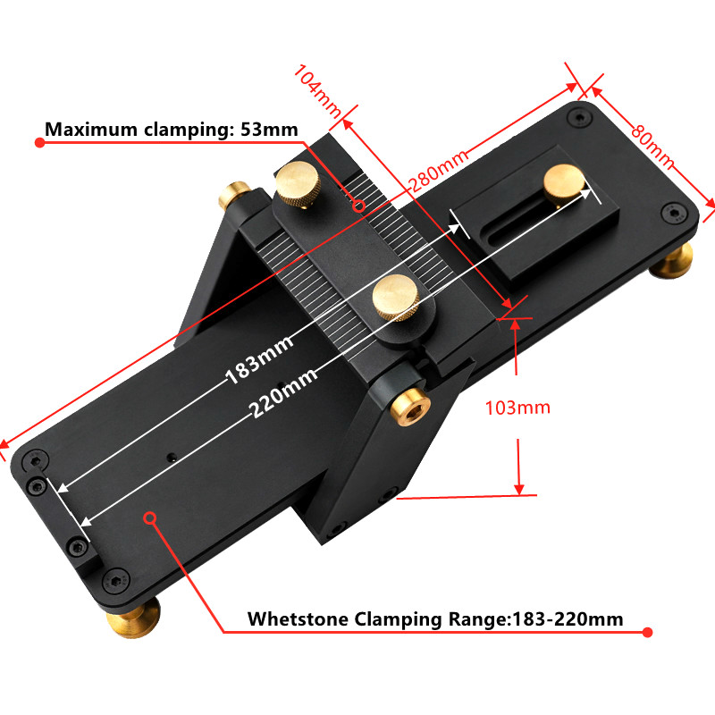 Aluminum Fixed Angle Whetstone - Wood Chisel Set 评论和价格