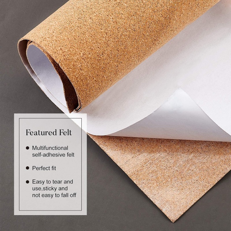 1pc 1mm Thick Adhesive Cork Ro - Woodworking Glue 评论和价格