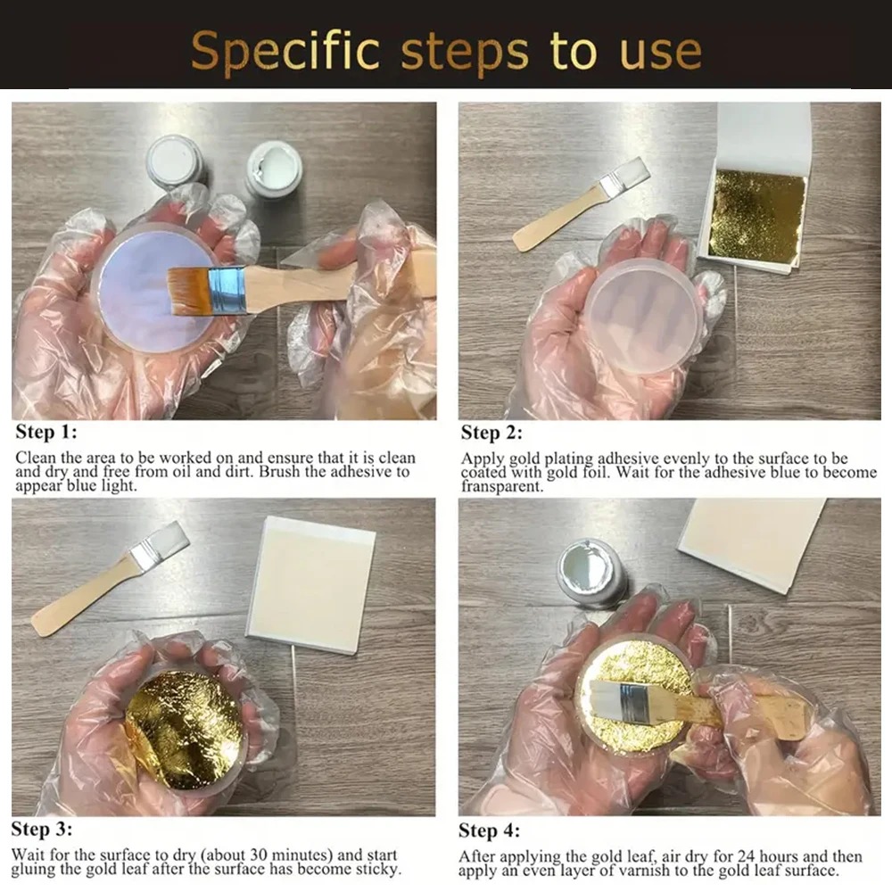 100ml/200ml Golden Leaf Gildin - Woodworking Resin 评论和价格